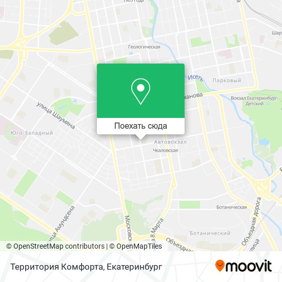 Карта Территория Комфорта