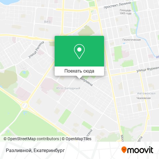 Карта Разливной