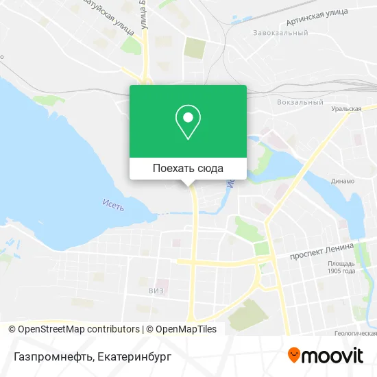 Карта Газпромнефть