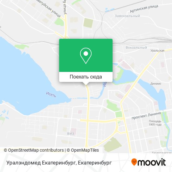 Карта Уралэндомед Екатеринбург
