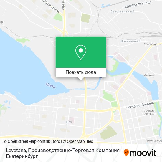 Карта Levetana, Производственно-Торговая Компания