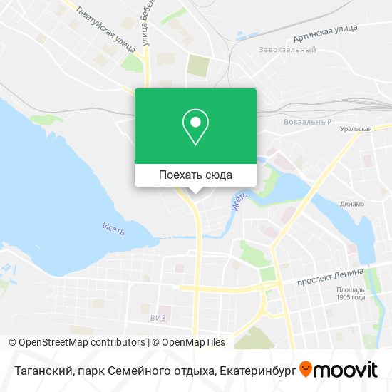 Карта Таганский, парк Семейного отдыха