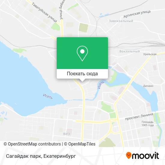 Карта Сагайдак парк
