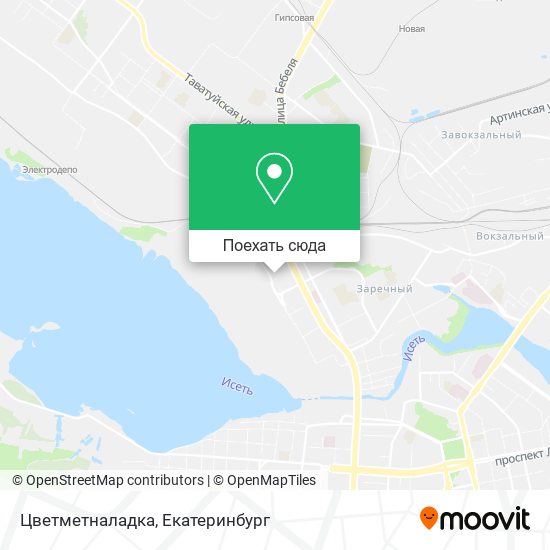 Карта Цветметналадка