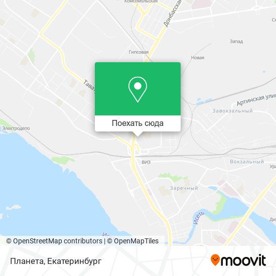 Карта Планета