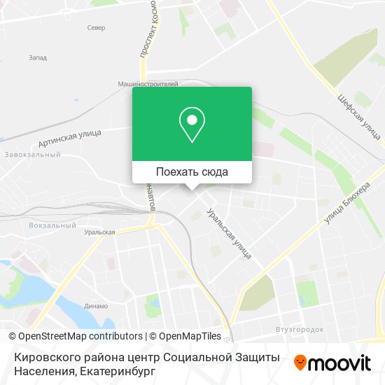 Карта Кировского района центр Социальной Защиты Населения