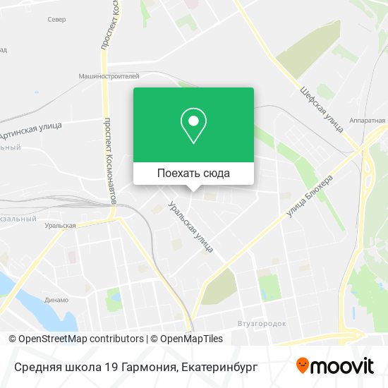 Карта Средняя школа 19 Гармония