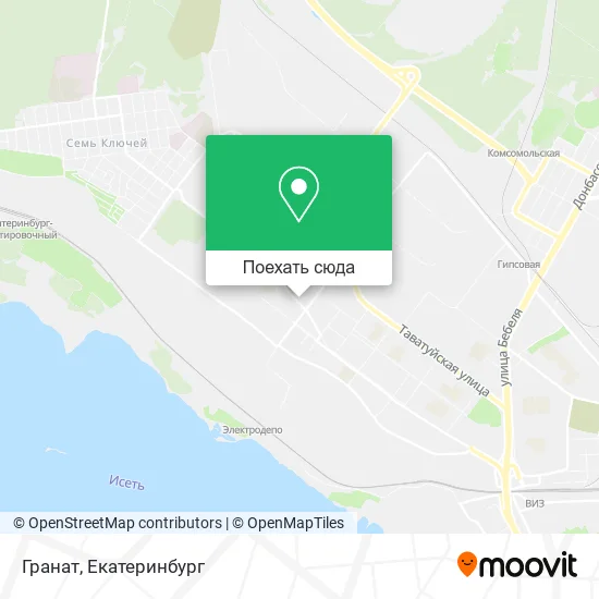 Карта Гранат