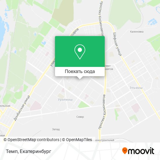 Карта Темп