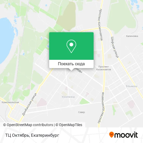 Карта ТЦ Октябрь