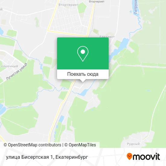 Карта улица Бисертская 1