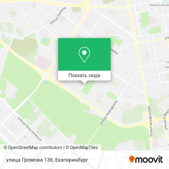 Карта улица Громова 136