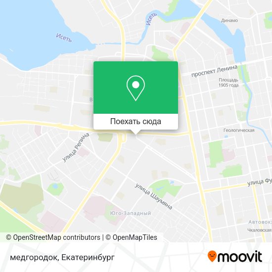 Карта медгородок