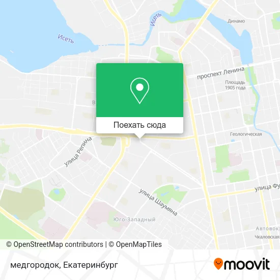 Карта медгородок