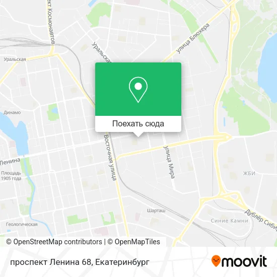 Карта проспект Ленина 68