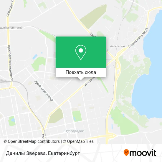 Карта Данилы Зверева