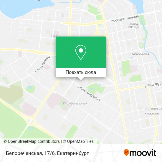 Карта Белореченская, 17/6