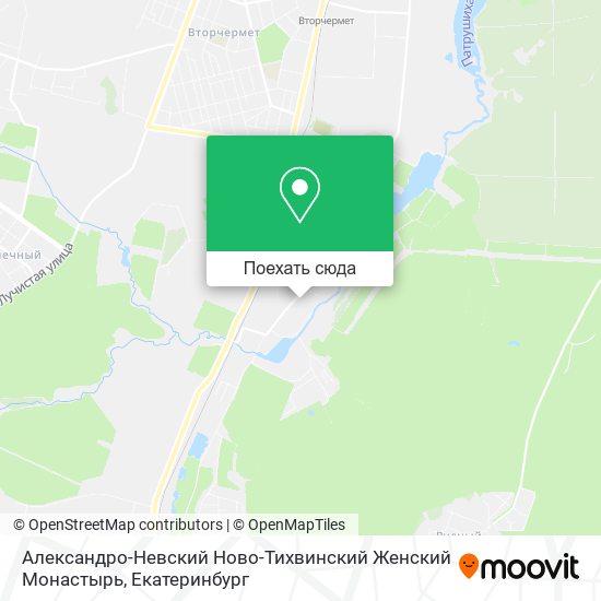 Карта Александро-Невский Ново-Тихвинский Женский Монастырь