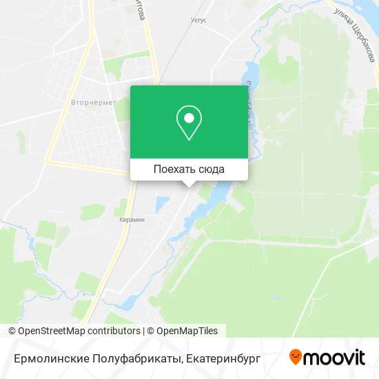 Карта Ермолинские Полуфабрикаты