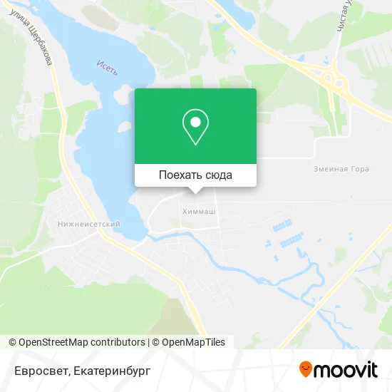 Карта Евросвет