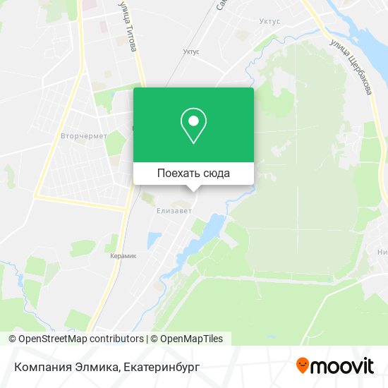 Карта Компания Элмика
