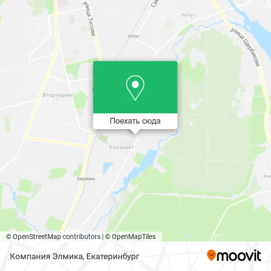 Карта Компания Элмика