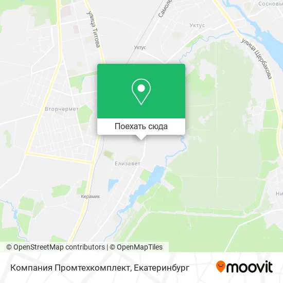 Карта Компания Промтехкомплект