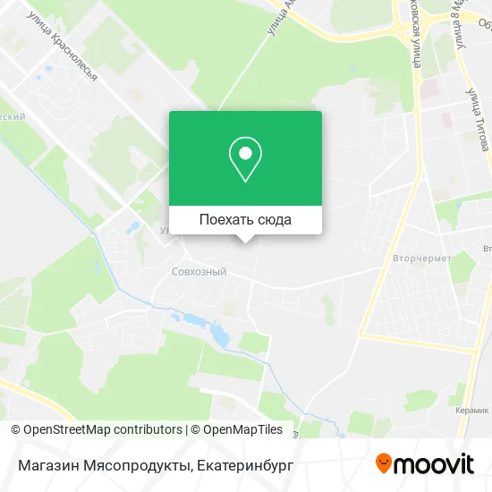 Карта Магазин Мясопродукты