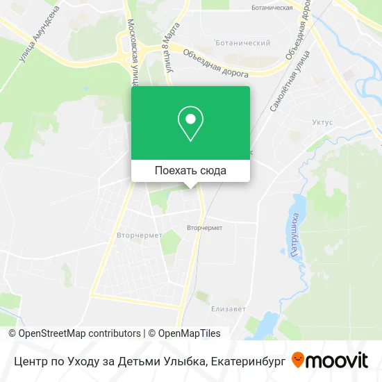 Карта Центр по Уходу за Детьми Улыбка