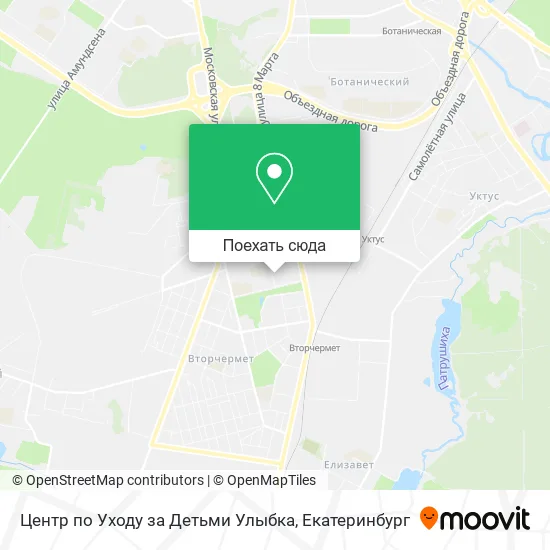 Карта Центр по Уходу за Детьми Улыбка