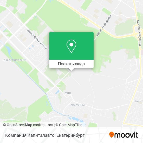 Карта Компания Капиталавто