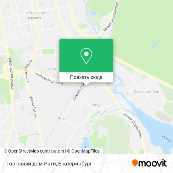 Карта Торговый дом Рати