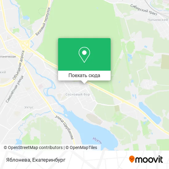 Карта Яблонева