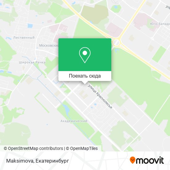 Карта Maksimova
