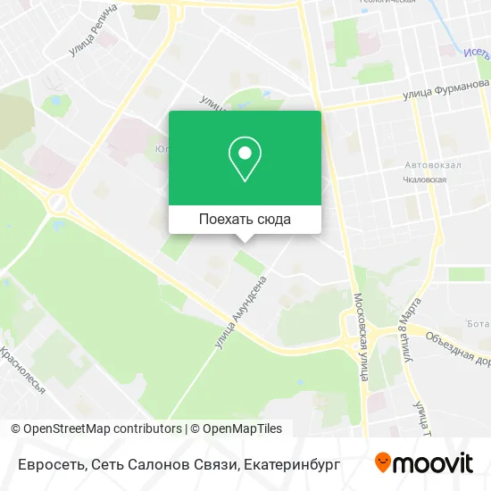 Карта Евросеть, Сеть Салонов Связи