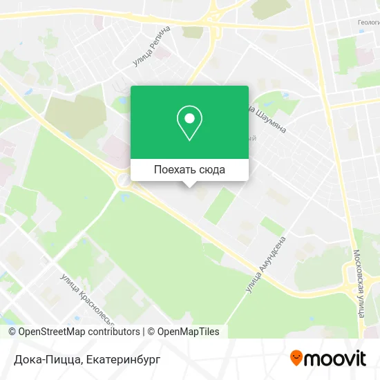 Карта Дока-Пицца