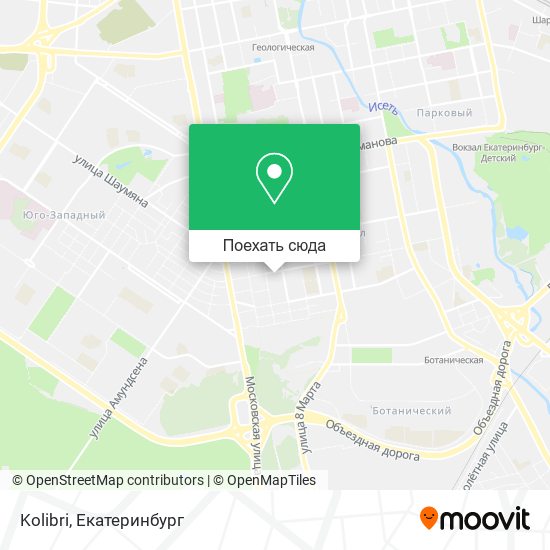 Карта Kolibri
