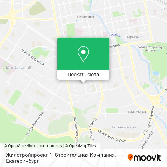 Карта Жилстройпроект-1, Строительная Компания