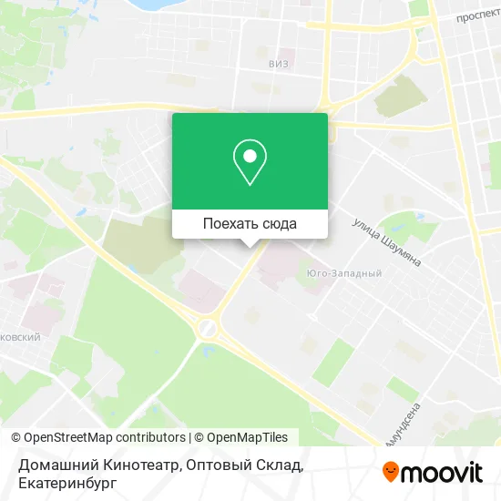 Карта Домашний Кинотеатр, Оптовый Склад