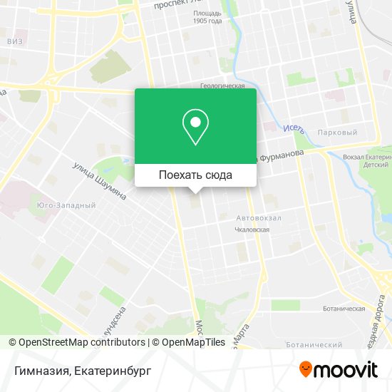 Карта Гимназия