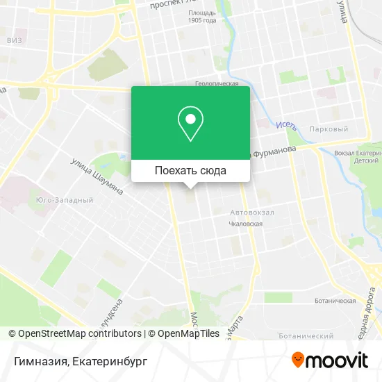 Карта Гимназия