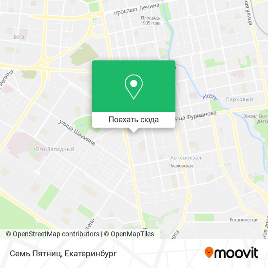 Карта Семь Пятниц