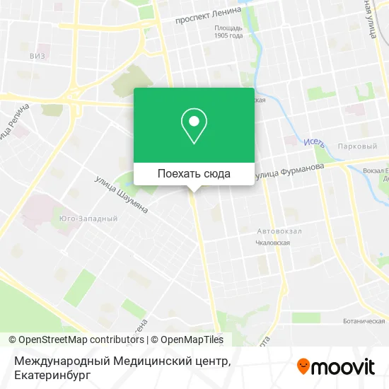 Карта Международный Медицинский центр