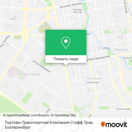 Карта Торгово-Транспортная Компания Стафф Трак