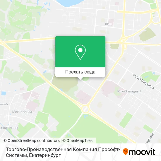 Карта Торгово-Производственная Компания Прософт-Системы