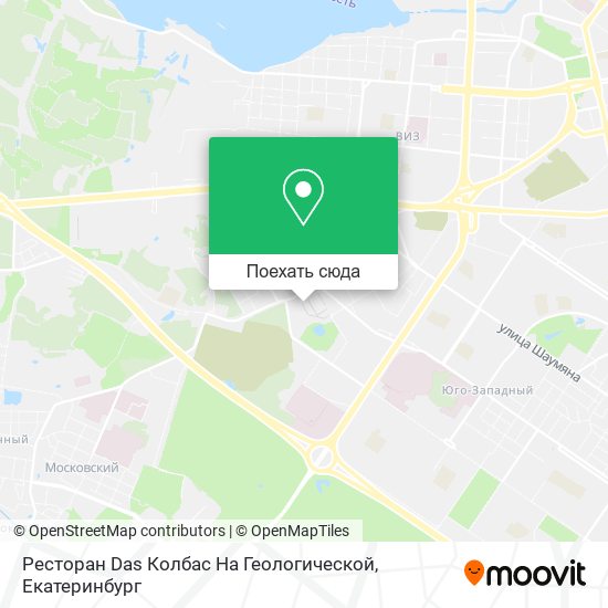 Карта Ресторан Das Колбас На Геологической