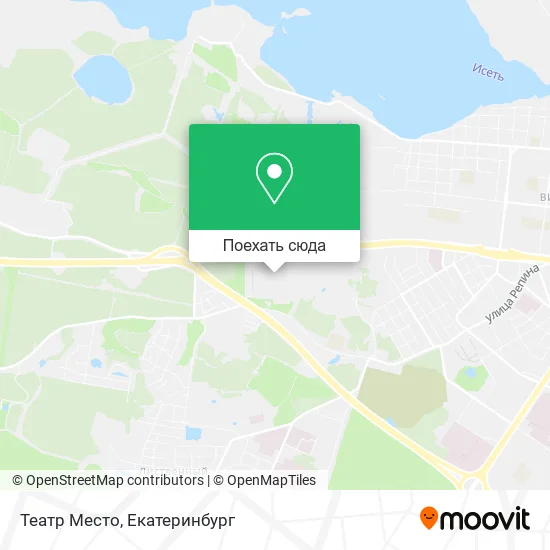 Карта Театр Место