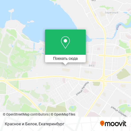 Карта Красное и Белое