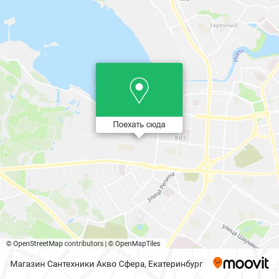 Карта Магазин Сантехники Акво Сфера