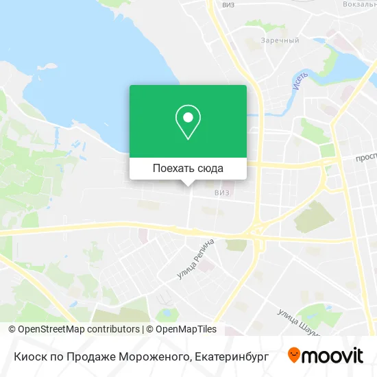 Карта Киоск по Продаже Мороженого